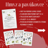 PDF Hmyz a pavúkovce - karty (flashcards) v SJ a AJ obojstranné, montessori trojzložkové karty, plagáty a pexeso