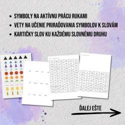 Kráľovstvo Jazykovo – materiál na objavovanie slovných druhov podľa Montessori